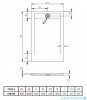 Radaway Teos F brodzik 180x90cm antracyt HTF18090-64